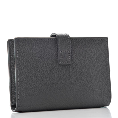 Saint Laurent Grained Calfskin Sac De Jour Souple Card Case Grey 3 of 6