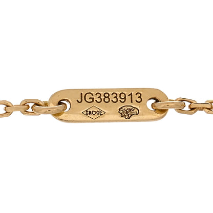 Van Cleef & Arpels 18K Yellow Gold Mother of Pearl Sweet Alhambra Bracelet 4 of 5