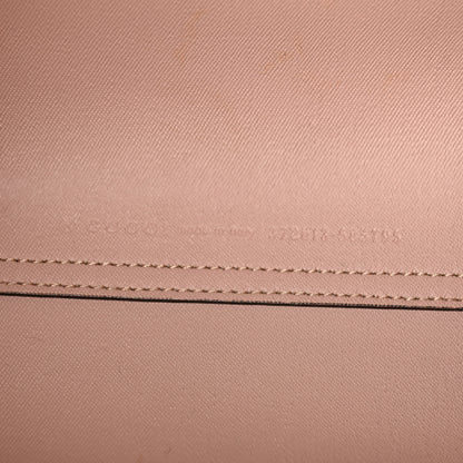 Gucci Textured Calfskin Monogram Small Reversible GG Tote Dark Cipria 6 of 15