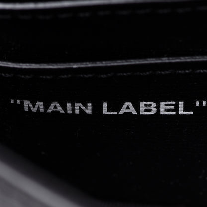 Off-White Calfskin Logo Belt Bag Crossbody Black 9 of 12