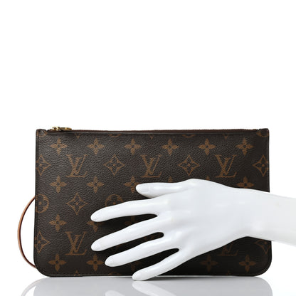 Louis Vuitton Monogram Neverfull MM GM Pochette 2 of 8