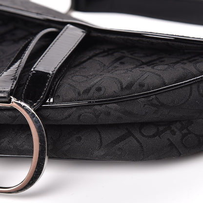 Christian Dior Monogram Saddle Bag Black 6 of 18