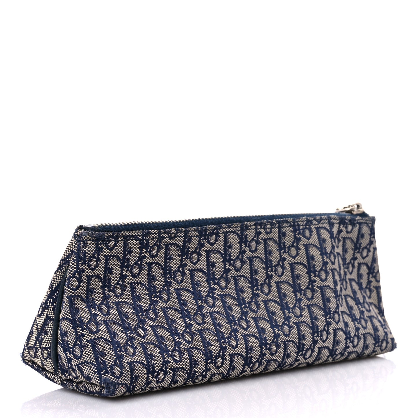 Monogram Pencil Pouch Blue