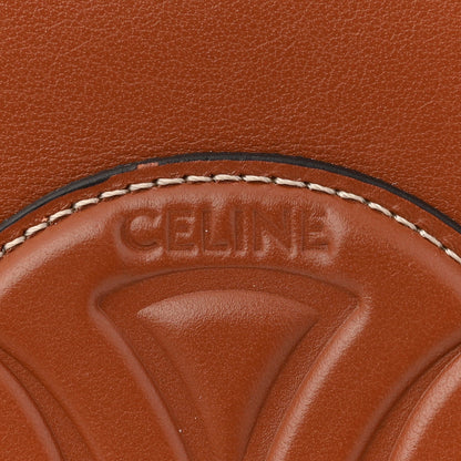 Celine Smooth Calfskin Small Cuir Triomphe Bucket Bag Tan 6 of 11
