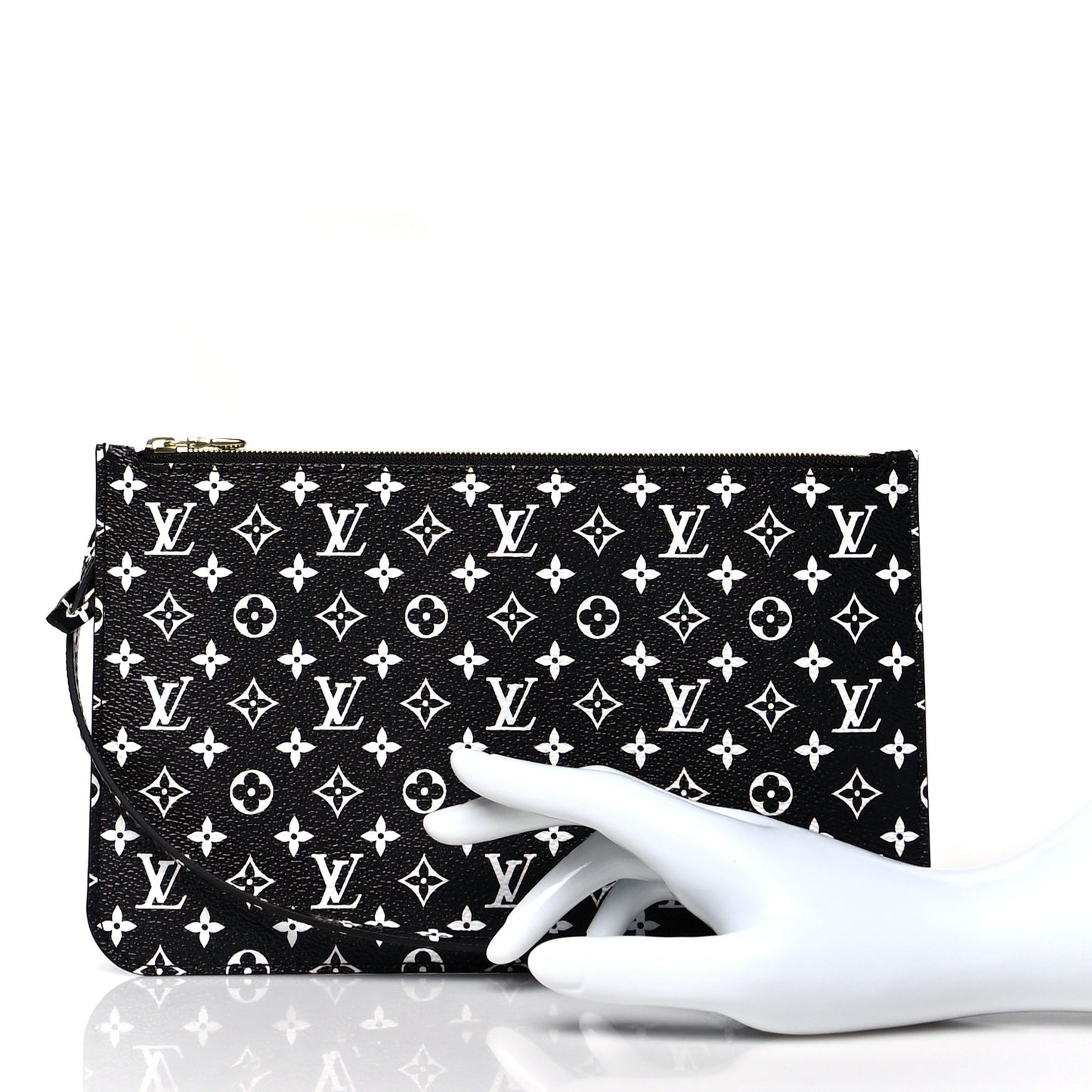 Monogram Giant Jungle Neverfull MM GM Pochette Black