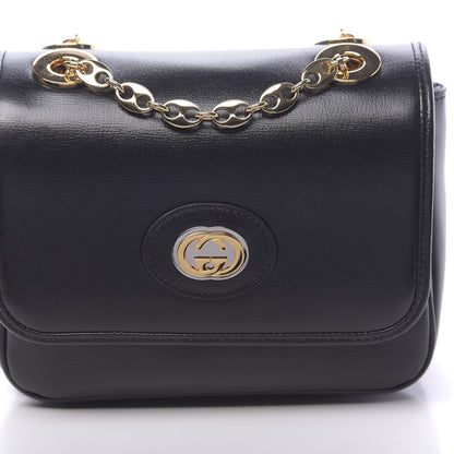 Gucci Azalea Calfskin Mini Marina Chain Shoulder Bag Black 11 of 11