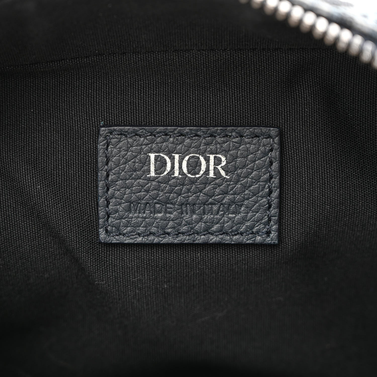Christian Dior HOMME Oblique Jacquard Safari Messenger Navy Blue 6 of 13