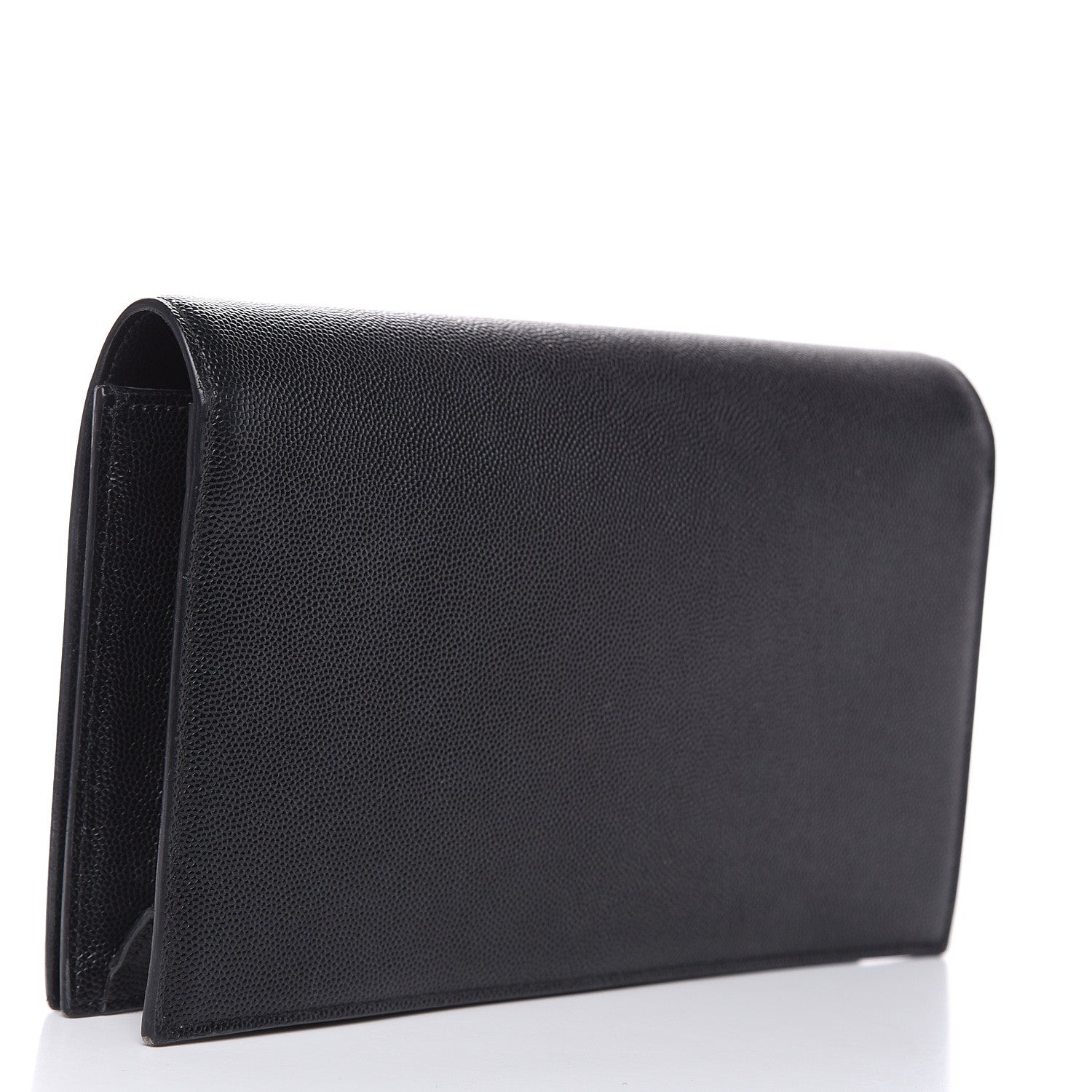 Saint Laurent Grain De Poudre Classic Monogram Kate Clutch Black 3 of 13