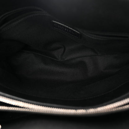 Chanel Caviar Quilted CC Timeless Soft Tote Black 5 of 12
