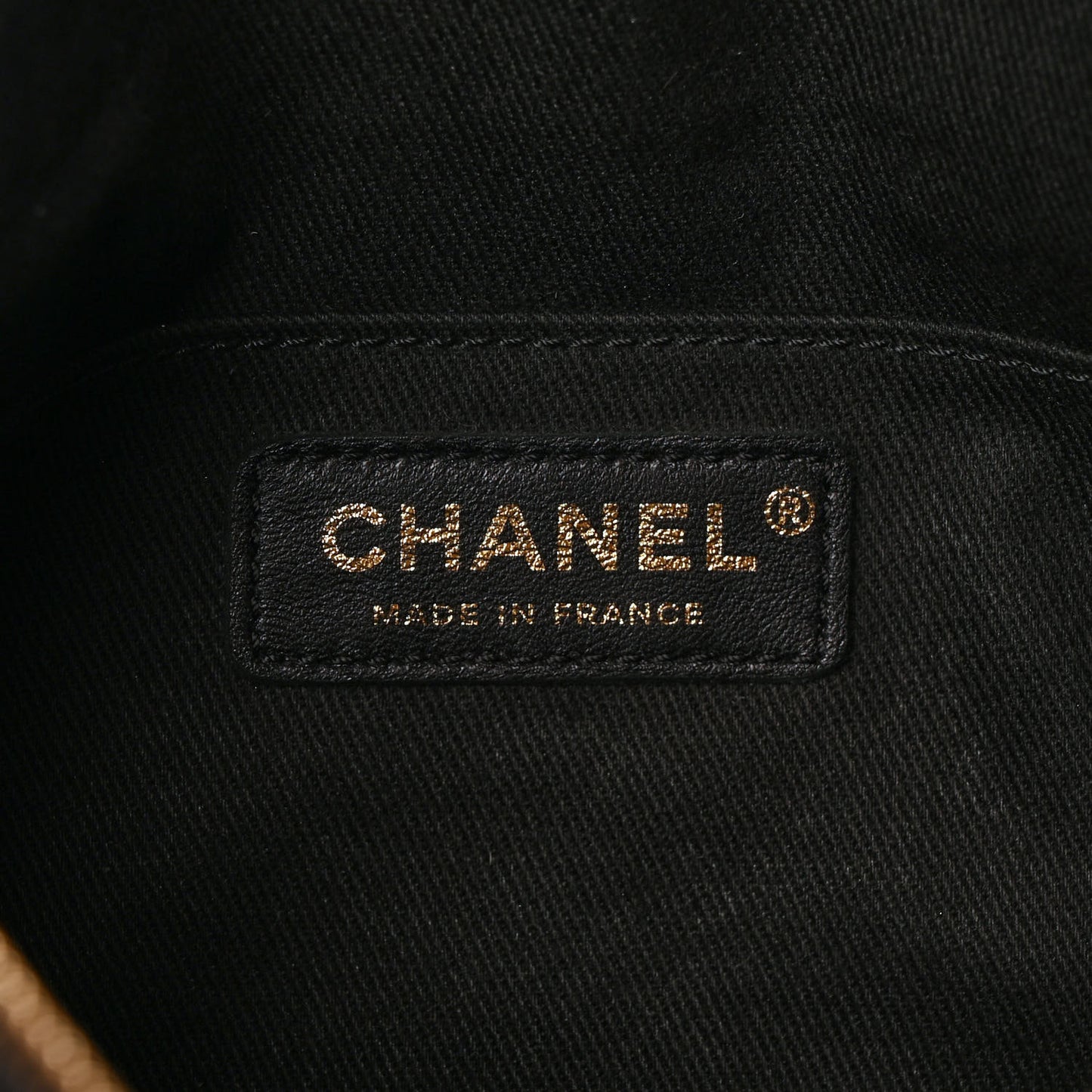 Caviar Stitched Banane Waist Bag Fanny Pack Black