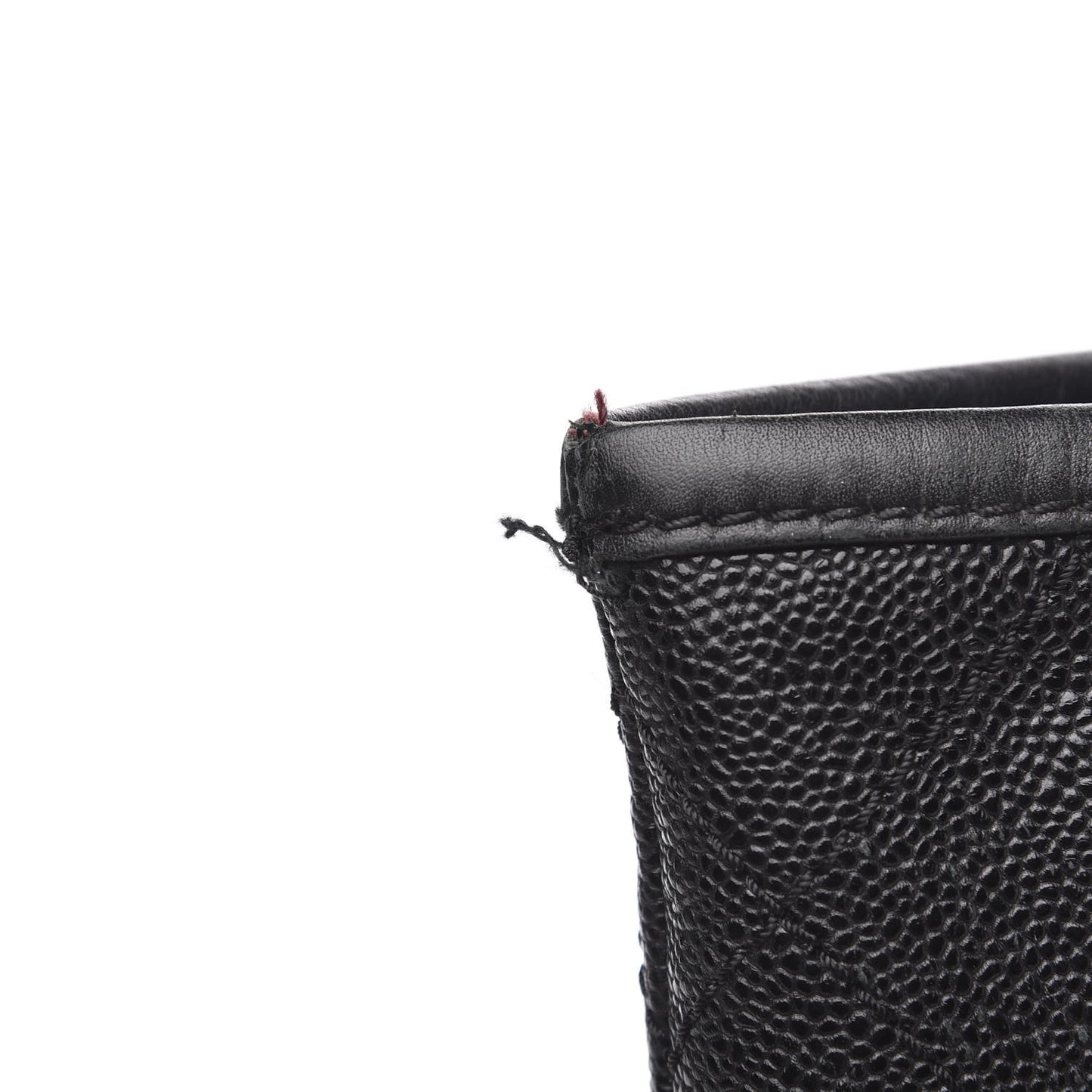 Grained Calfskin Shopping Fever Tote Black