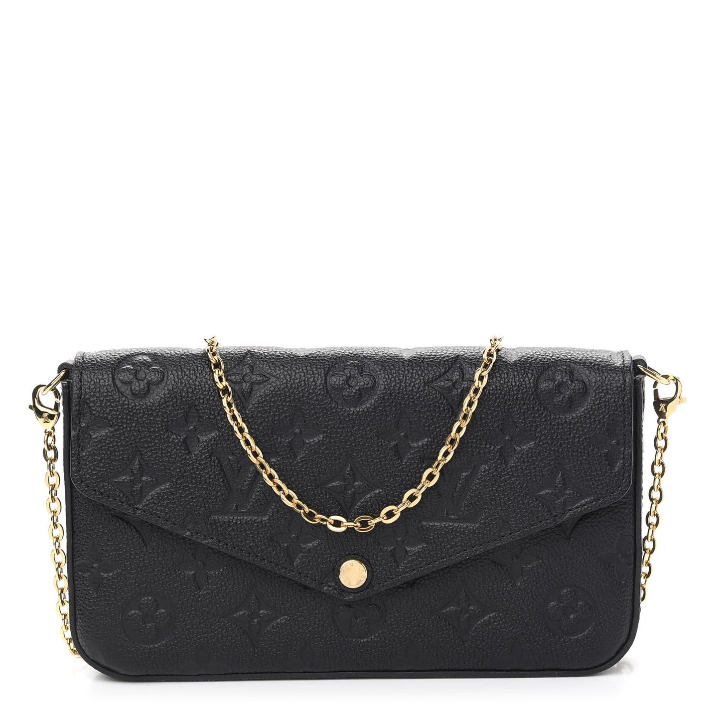 Empreinte Pochette Felicie Chain Wallet Black