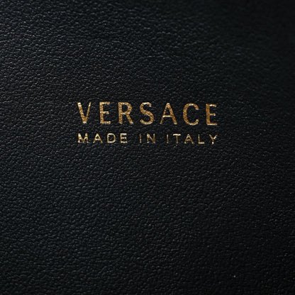 Versace Calfskin Medusa Barocco Rodeo Print Zip Around Wallet Black Multicolor 6 of 13