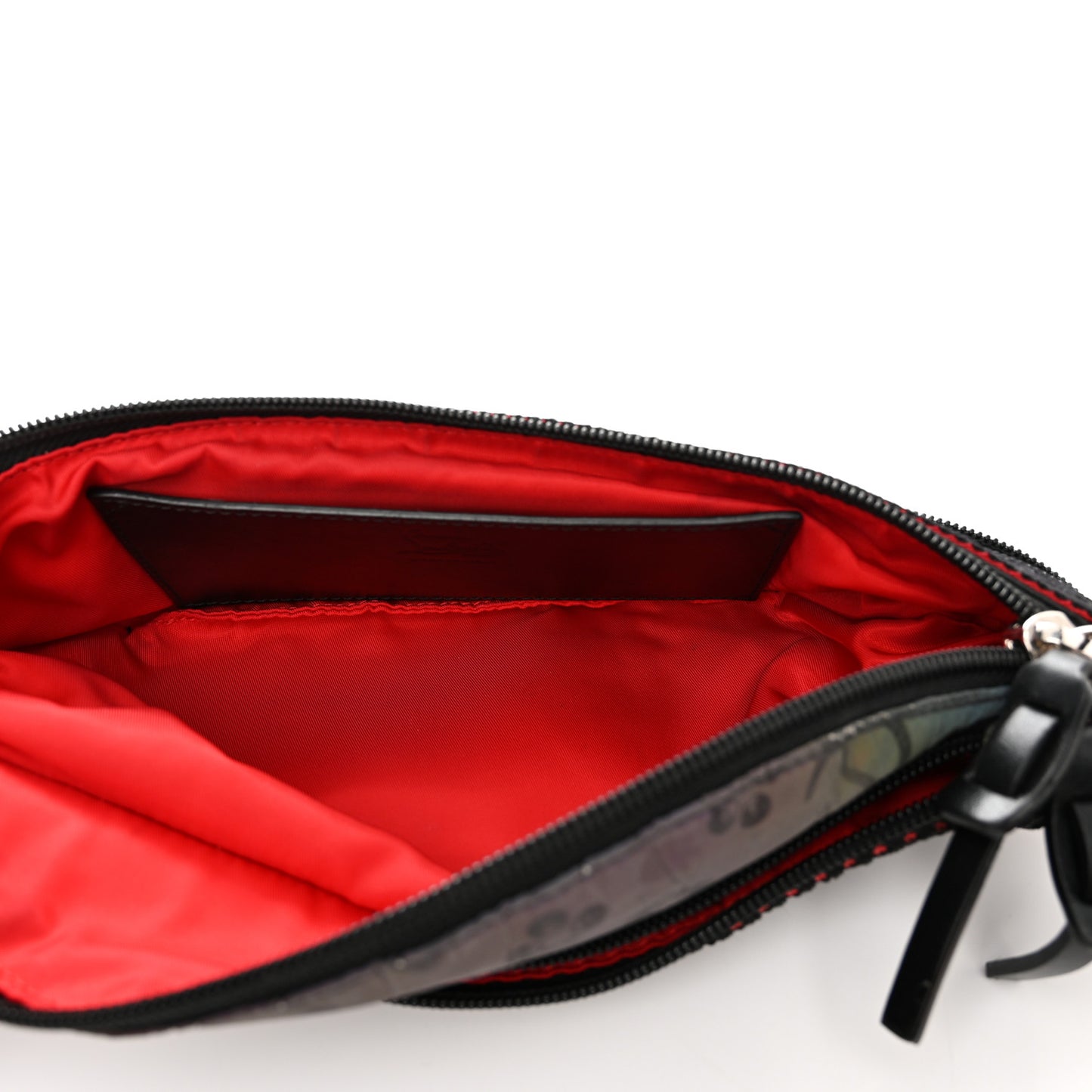 Calfskin Spiked Paris NYC Belt Bag Black Black
