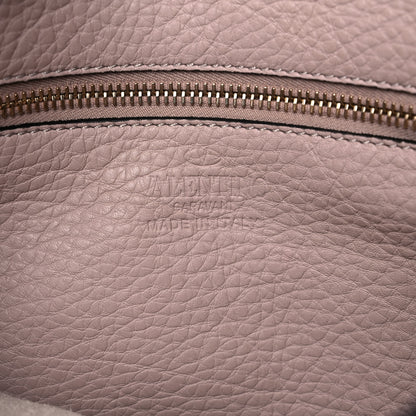Valentino Garavani Pebbled Calfskin Small Rockstud Flip-Lock Messenger Bag Water Rose 6 of 10