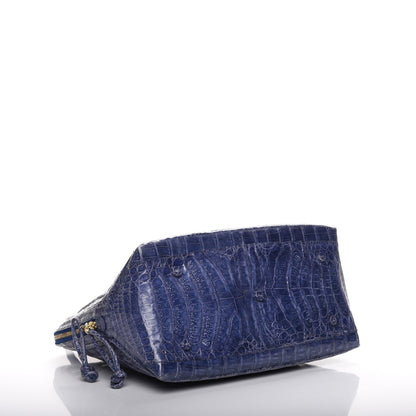 Nancy Gonzalez Crocodile Tote Purple 4 of 6
