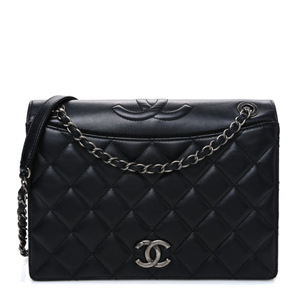 Chanel Calfskin Quilted Ballerine Flap Black 1 of 11
