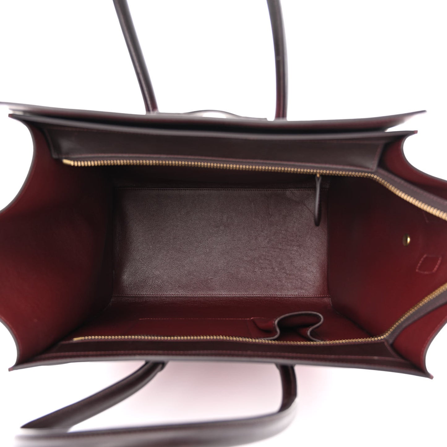 Satin Calfskin Mini Tri-Color Luggage Purple Orchid