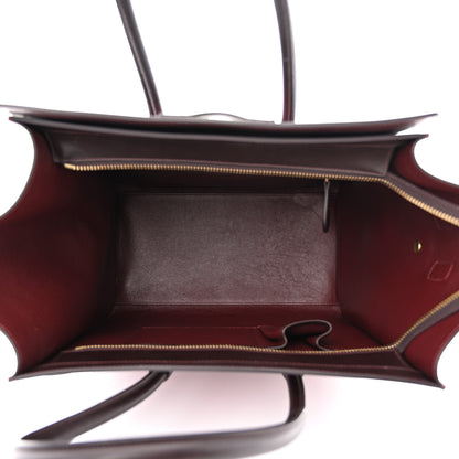 Celine Satin Calfskin Mini Tri-Color Luggage Purple Orchid 5 of 13