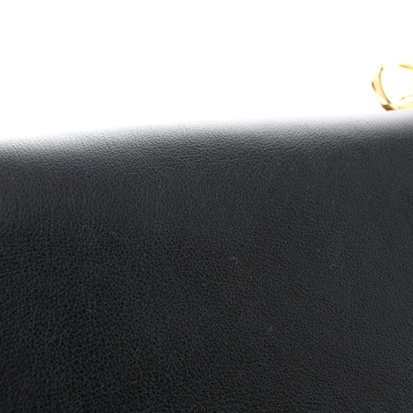Roxy Calfskin Web Medium Studded Blondie Shoulder Flap Bag Black