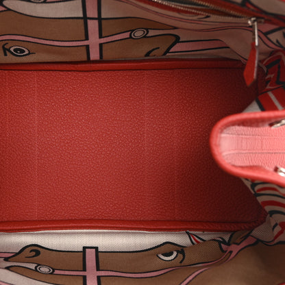 Hermes Vache Country Garden Party 36 MM Rouge Venetian 5 of 11