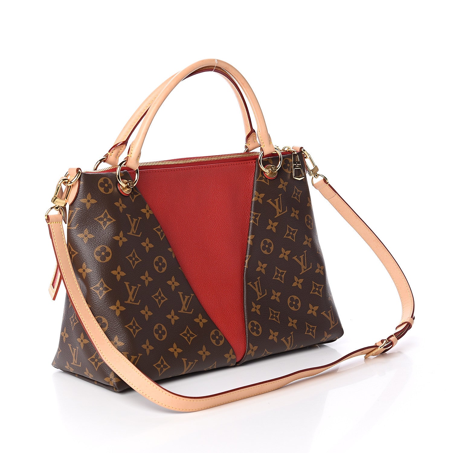 Louis Vuitton Monogram V Tote MM Cherry 2 of 8
