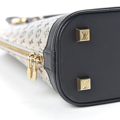Louis Vuitton Mini Monogram Alma Haut Tote Blue 8 of 16