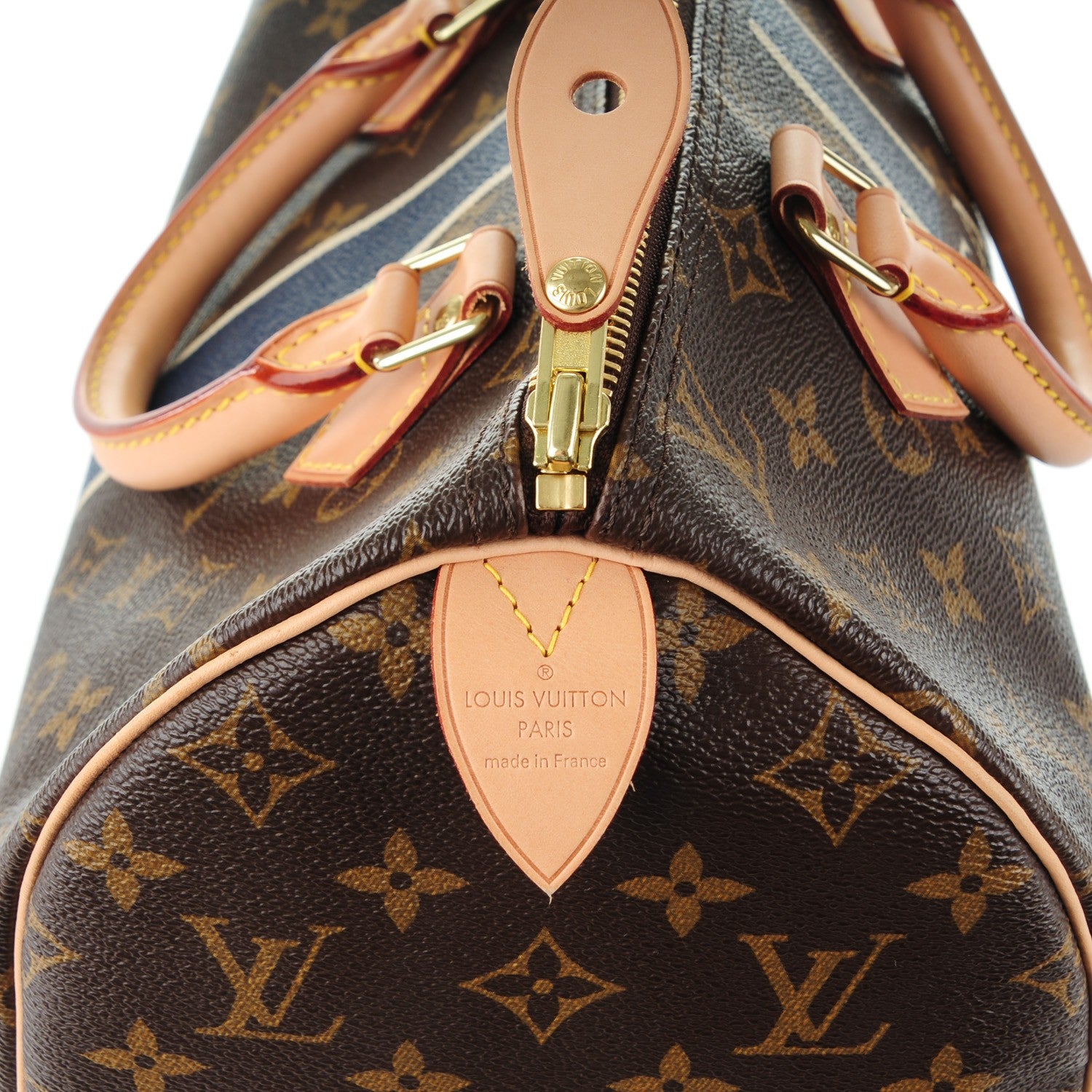 Louis Vuitton Monogram My LV Heritage Speedy 30 Blue Marine White 6 of 7