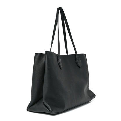 Louis Vuitton Grained Calfskin Lockme Shopper Black 3 of 10