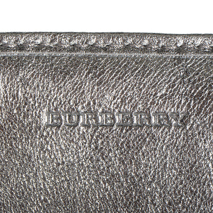 Burberry Haymarket Check Winsley Continental Wallet Silver 7 of 8