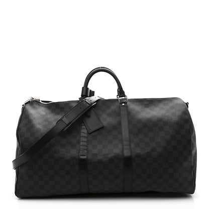Louis Vuitton Damier Graphite Keepall Bandouliere 55 1 of 10