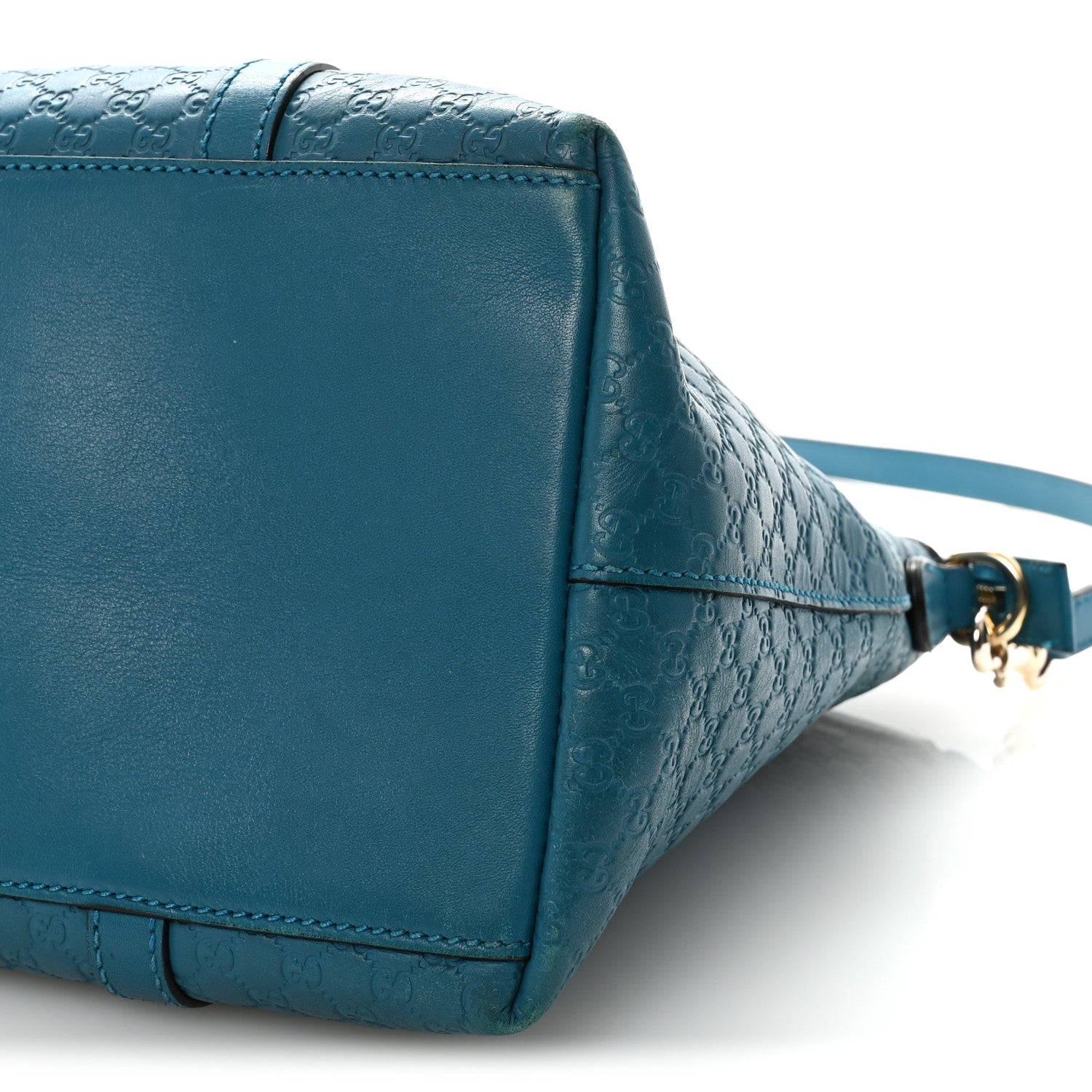Gucci Soft Microguccissima Dome Satchel Deep Cobalt 10 of 10