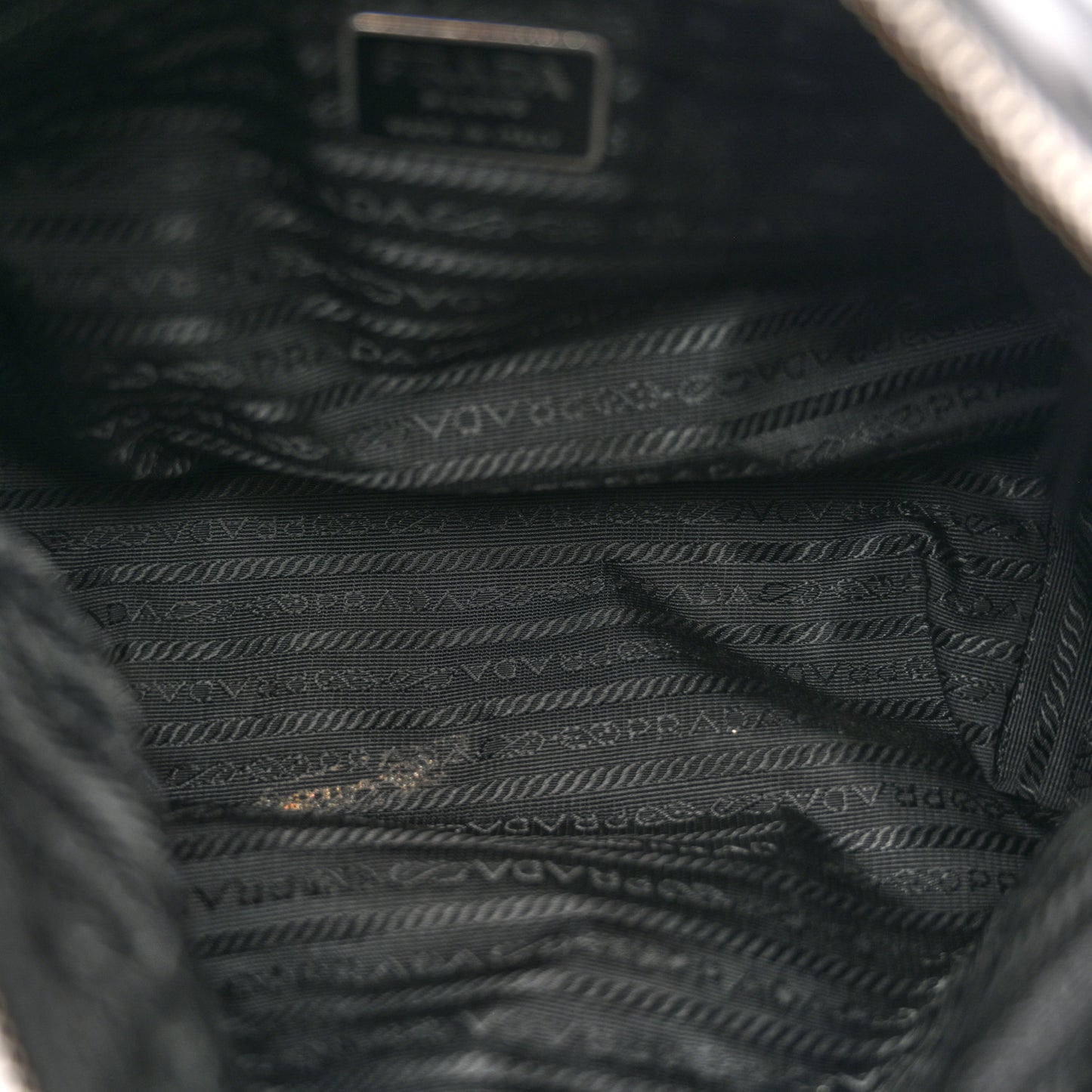 Nylon Shoulder Bag  Black