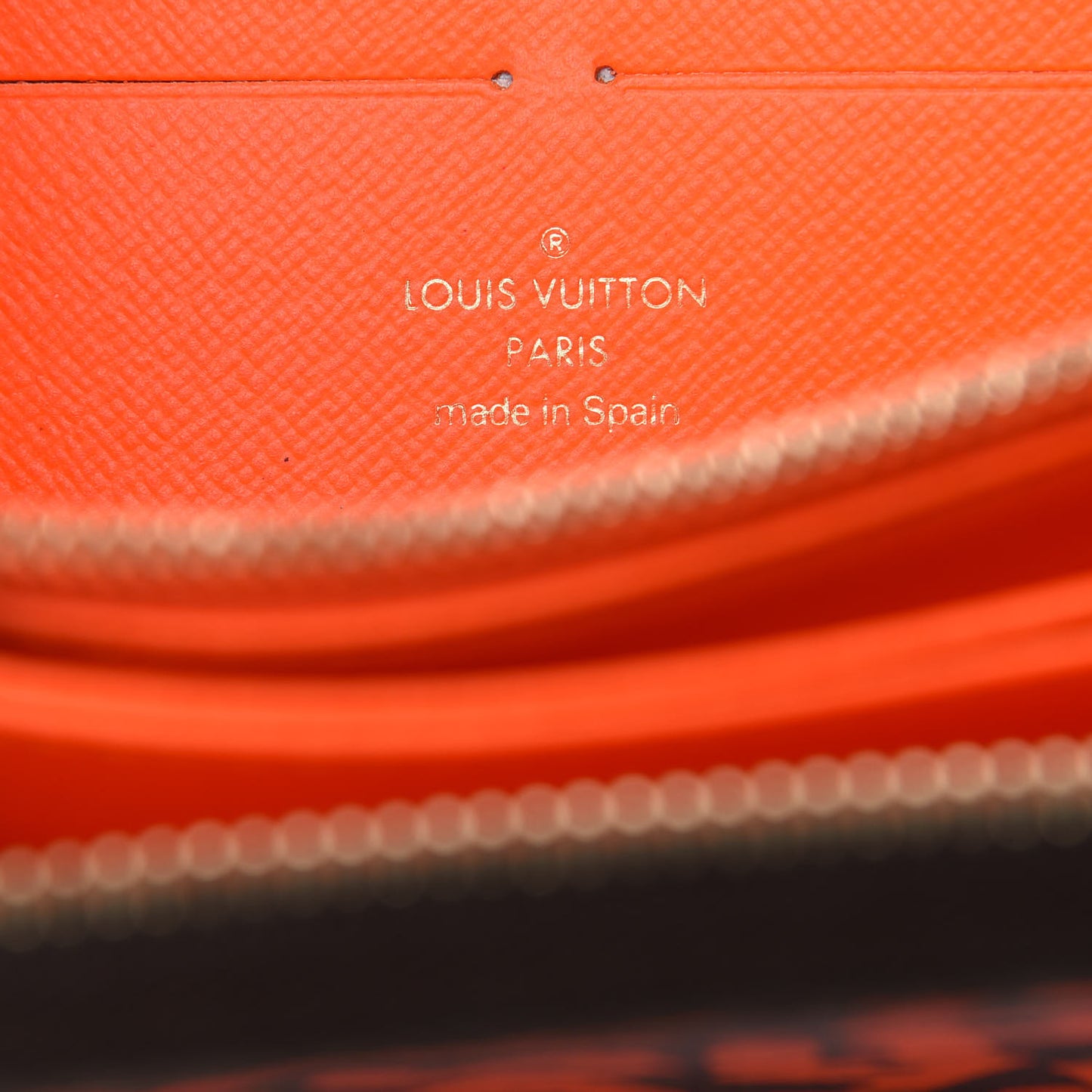 Monogram Graffiti Zippy Wallet Orange