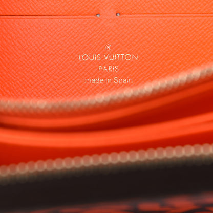 Louis Vuitton Monogram Graffiti Zippy Wallet Orange 6 of 6