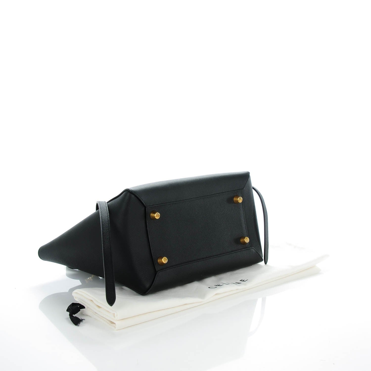 Celine Baby Grained Calfskin Mini Belt Bag Black 4 of 9