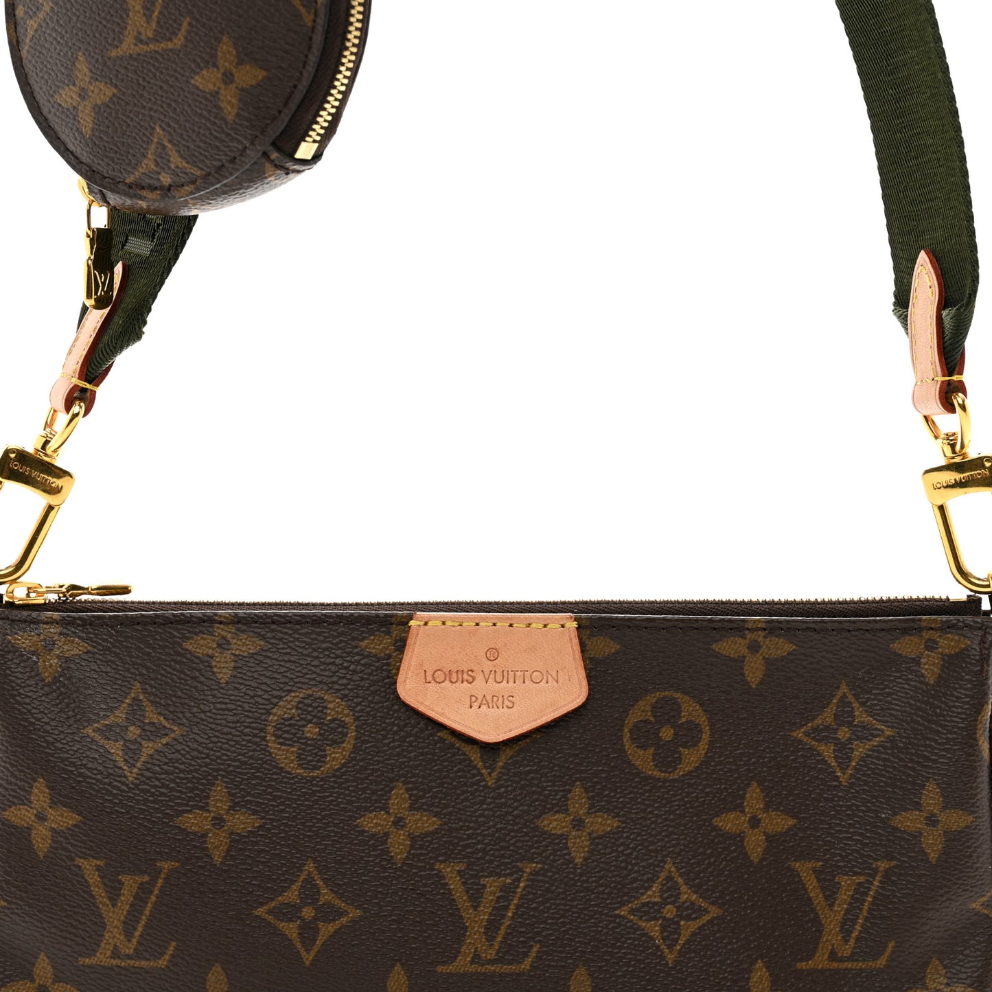 Monogram Multi Pochette Accessories Large Pochette Kaki