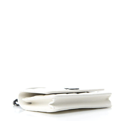 Chanel Caviar Quilted My Everything Wallet On Chain WOC White 4 of 10