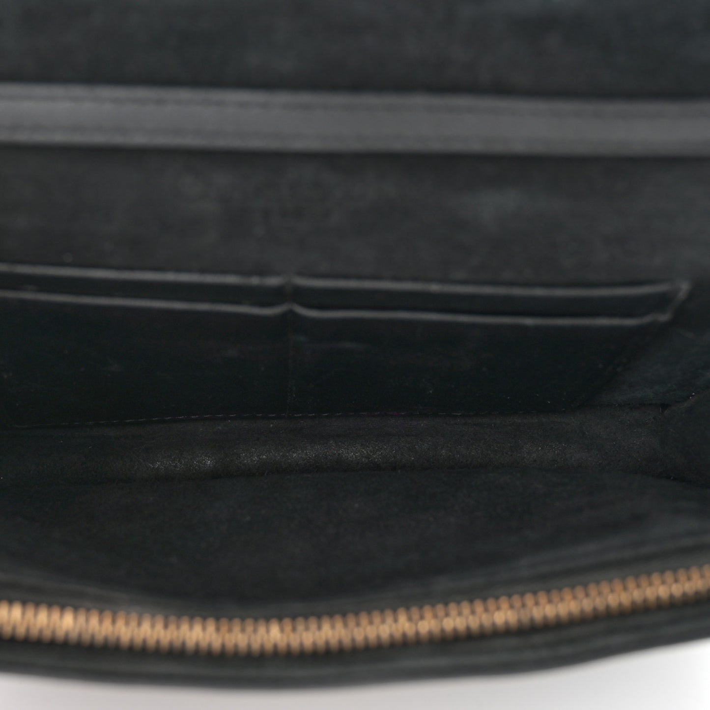 Lambskin Cannage Dioraddict Wallet on Chain Clutch Black