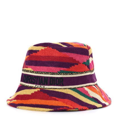 Christian Dior Cotton Embroidered Bucket Hat 58 Multicolor 1 of 6