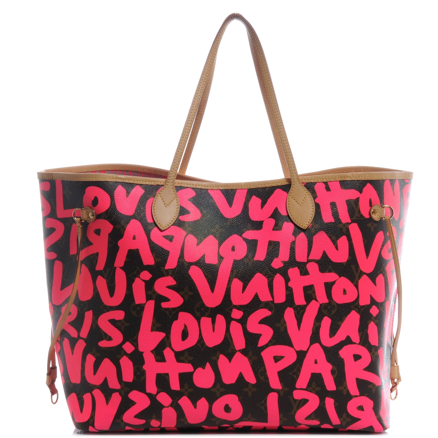 Monogram Graffiti Neverfull GM Fuchsia