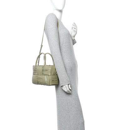 Bottega Veneta Foulard Intrecciato Pleated Arco Tote Travertine 2 of 10