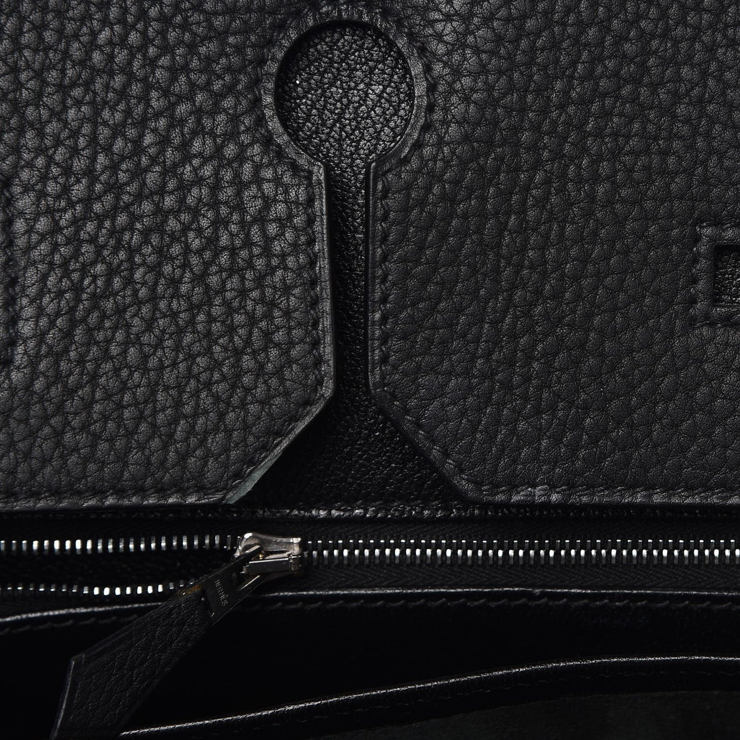 Taurillon Clemence Birkin 40 Black