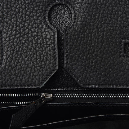 Hermes Taurillon Clemence Birkin 40 Black 27 of 36