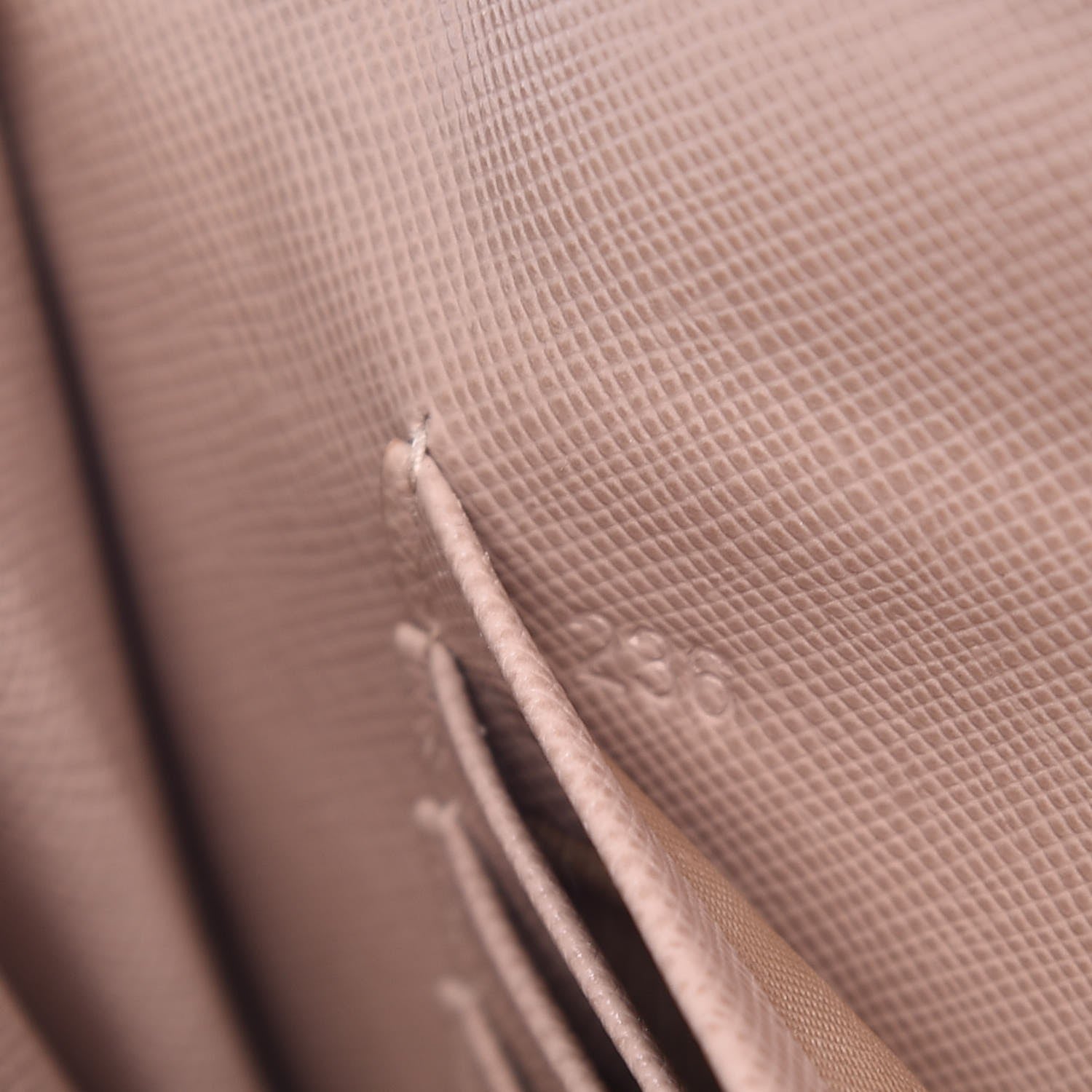 Prada Saffiano Metal Wristlet Cammeo 7 of 12