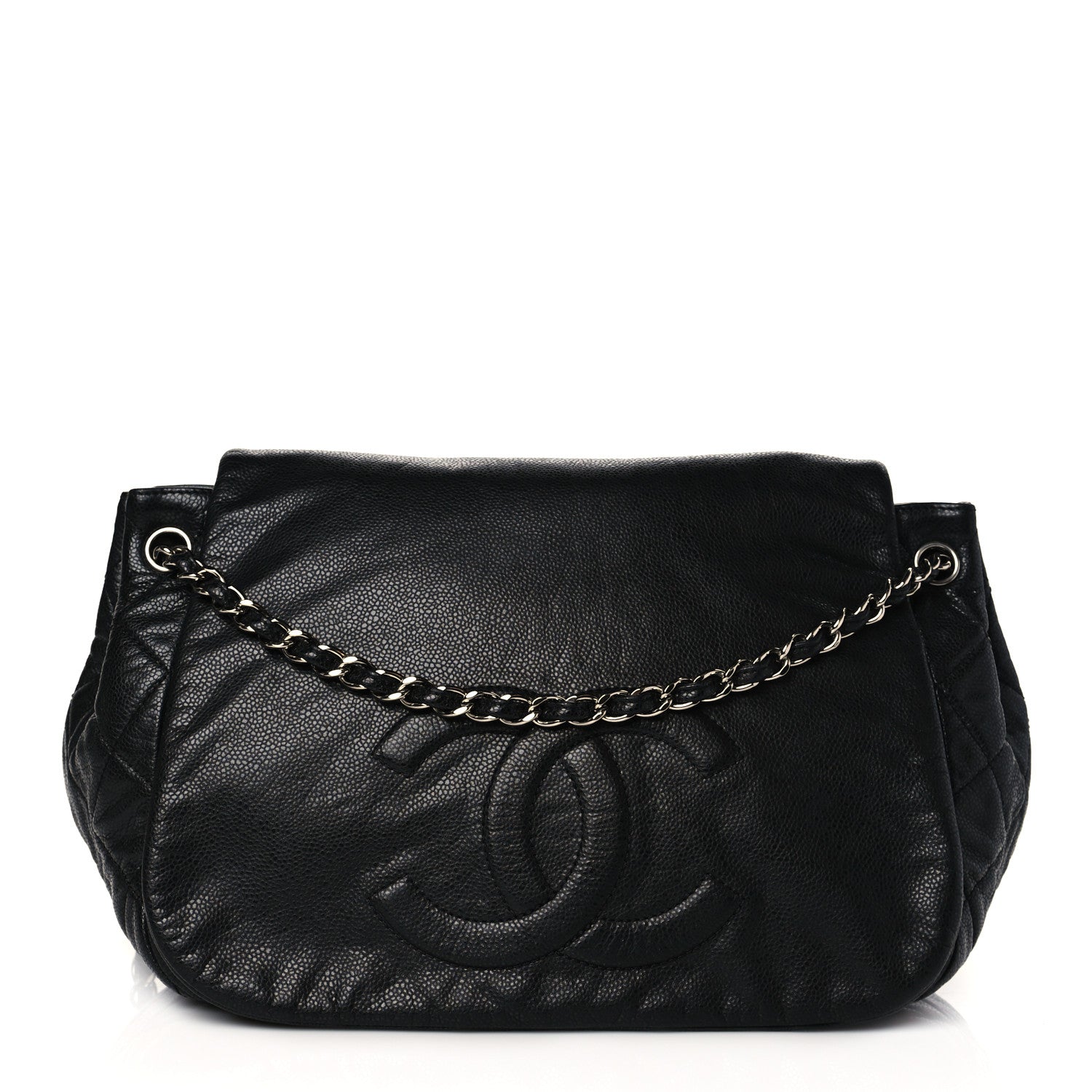 Chanel Caviar Timeless CC Accordion Flap Black 1 of 9