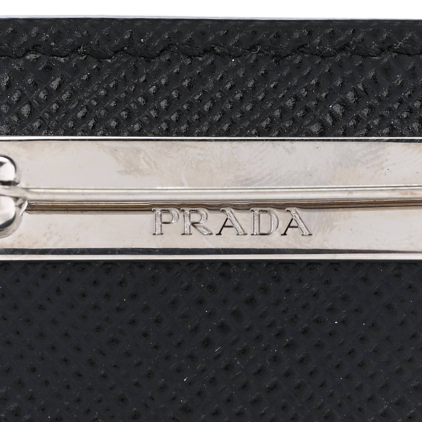 Logo Brooch Black