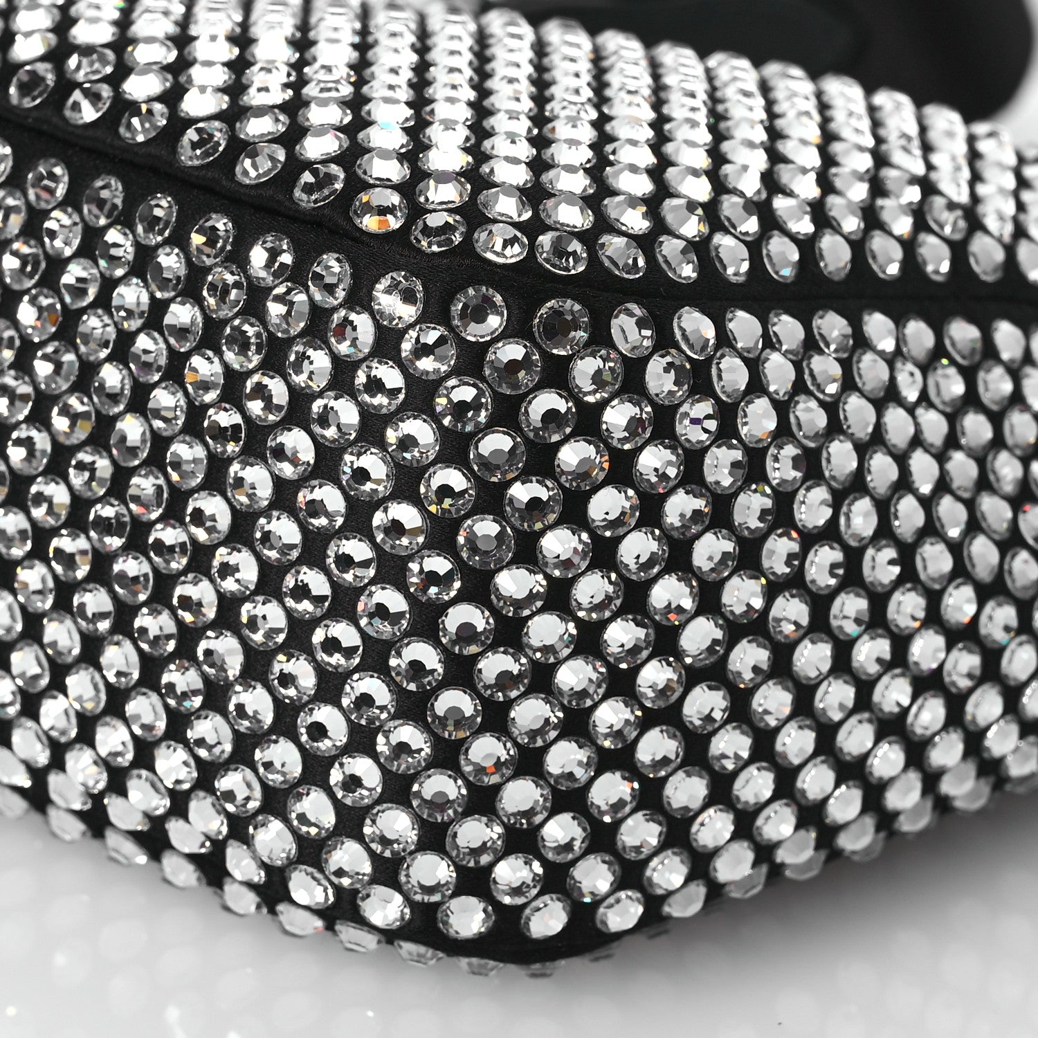 Prada Satin Crystal Re-Edition 2005 Shoulder Bag Cristal 10 of 11