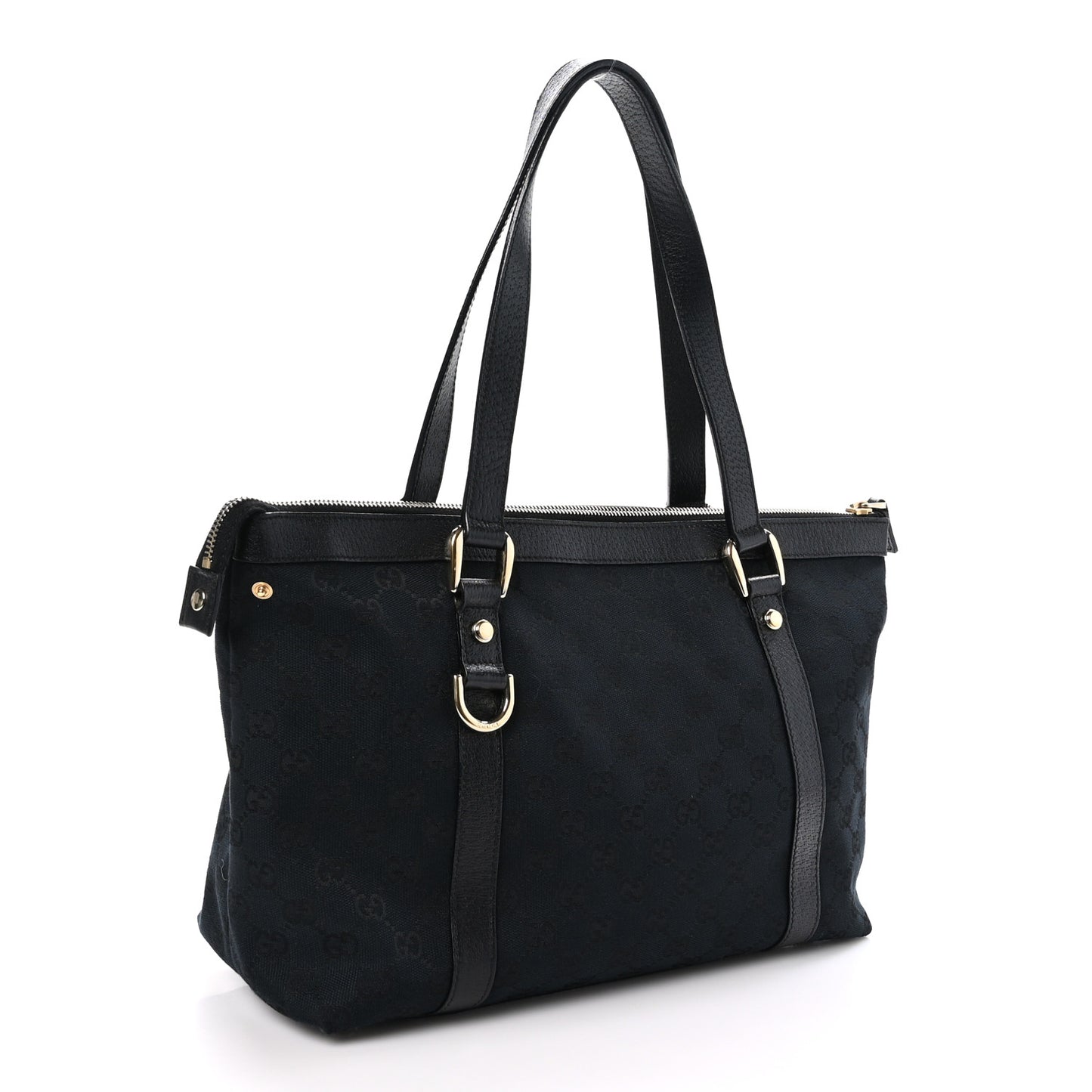 Monogram Medium Abbey Tote Black
