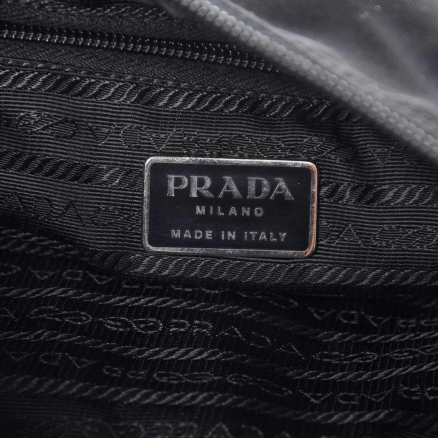 Tessuto Nylon Tote Nero Black